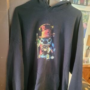 Stitch/ Mad Hatter Sweatshirt